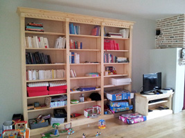 Bibliotheque et meuble TV