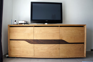 buffet chêne 3 portes