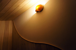 Applique LED en érable