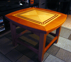 Table basse placage